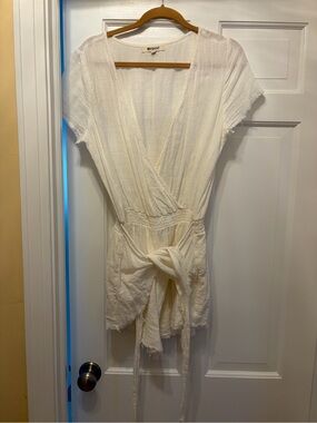Rip Curl Women's Cream Wrap Gauze Romper